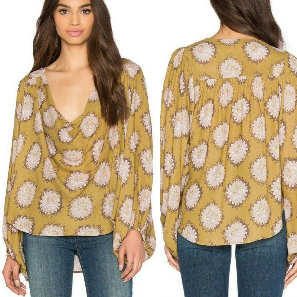 Free People Cowling Around Top small